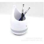 Wholesale Loud Sound Portable Touch Light with Pen Holder Bluetooth Speaker T6 (White)